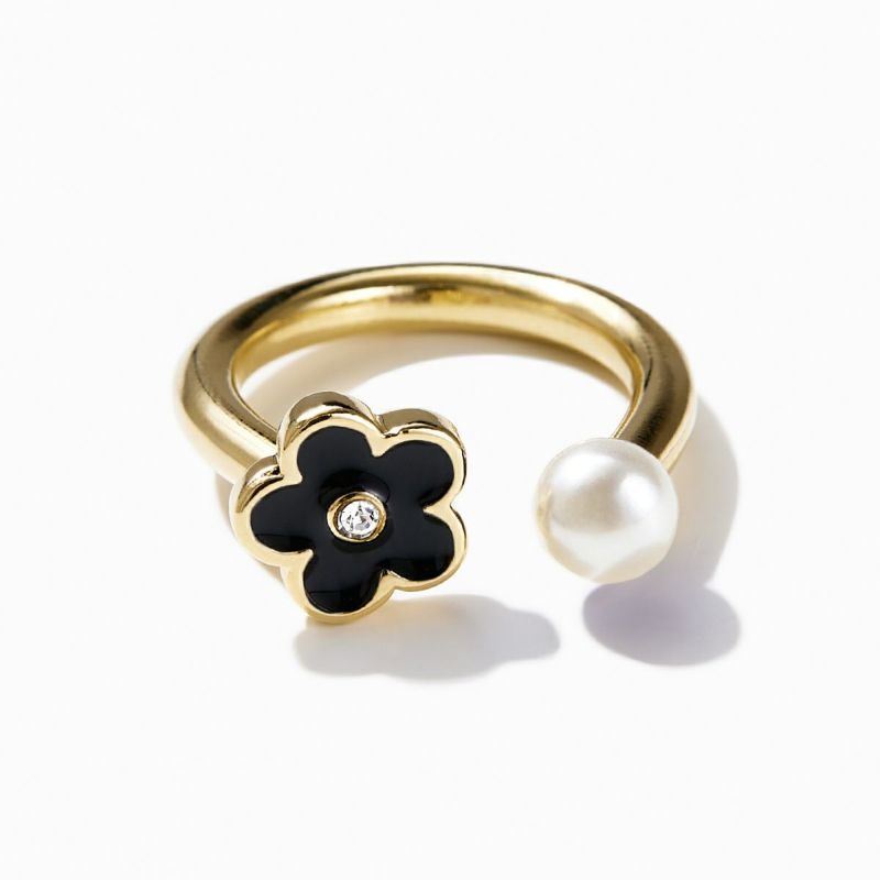 Flower Ring（Black） | Fern Sch Bon