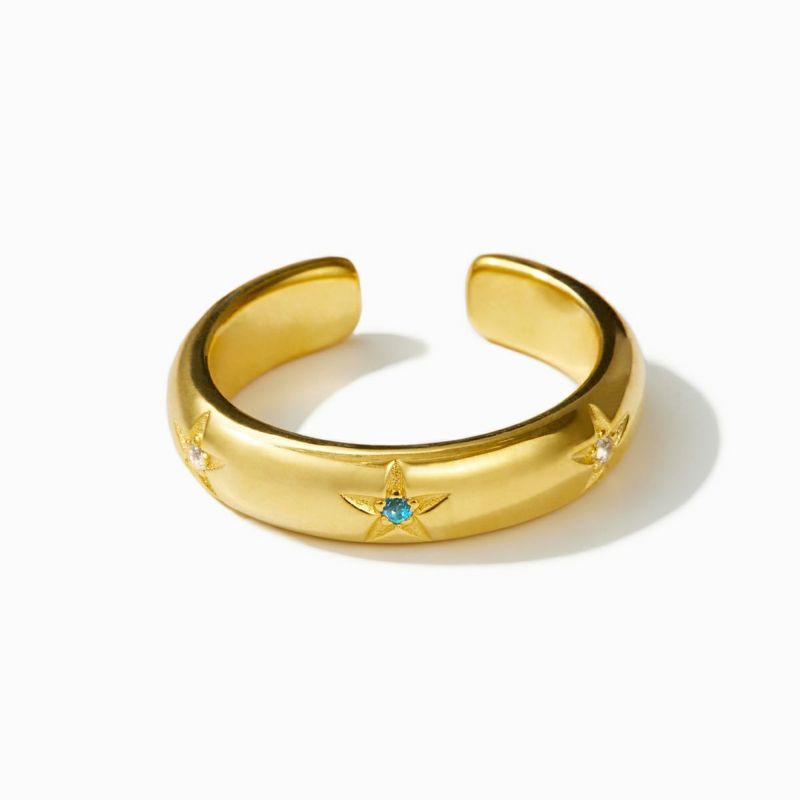 Birthday Earcuff Ring（Gold） | Fern Sch Bon