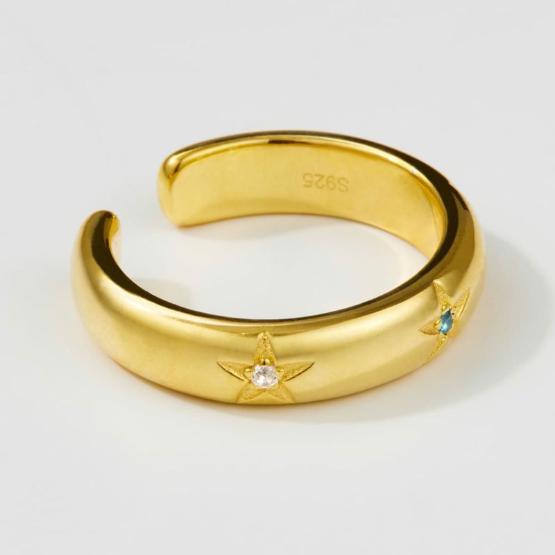 Birthday Earcuff Ring（Gold） | Fern Sch Bon